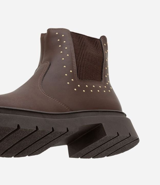 Bota Chelsea Infantil con Detalles Dorados – Talle 28 a 35 3