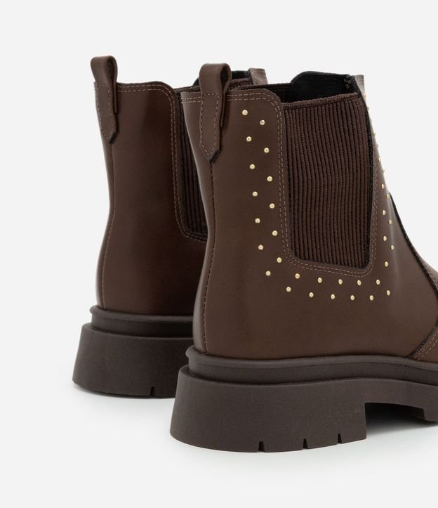 Bota Chelsea Infantil con Detalles Dorados – Talle 28 a 35 5
