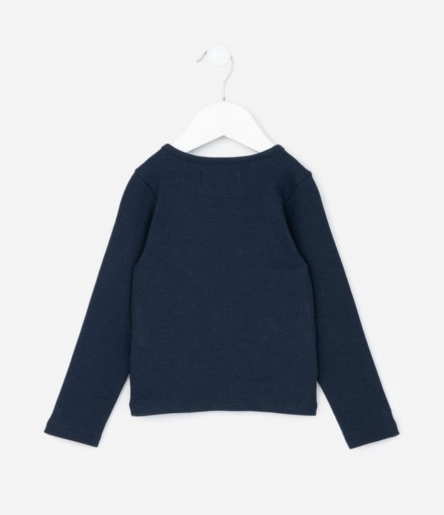 Blusa Infantil Slim con Estampa de Corazón – Talle 1 a 6 años 3