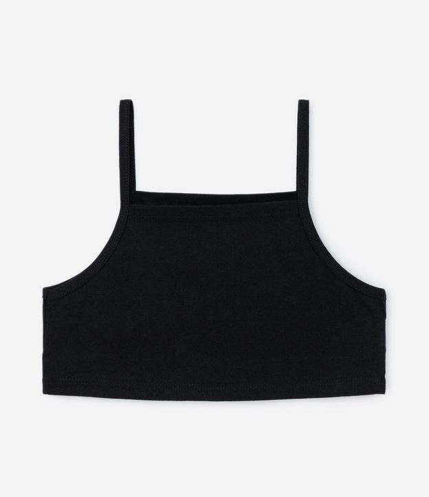 Blusa Infantil Baby Look con Moñitas en las Mangas y Top Interno – Talle 5 a 14 años 4