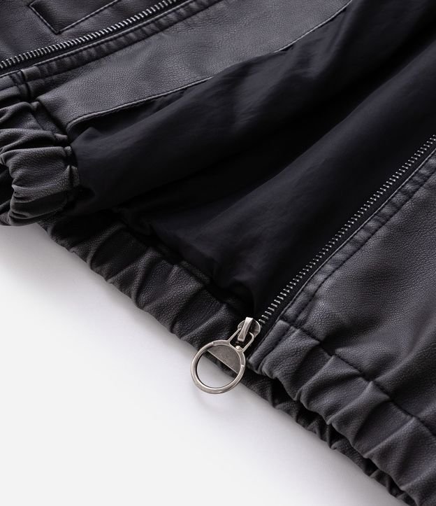 Chaqueta en PU Pesada con Detalle Embossed 9
