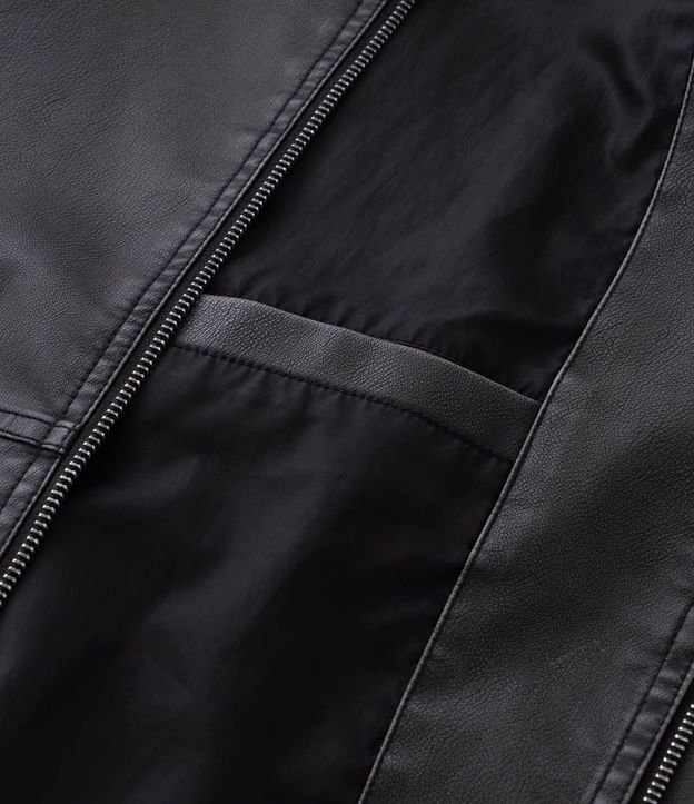 Chaqueta en PU Pesada con Detalle Embossed 10