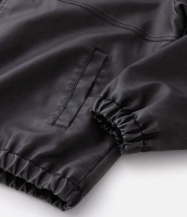 Chaqueta en PU Pesada con Detalle Embossed 11