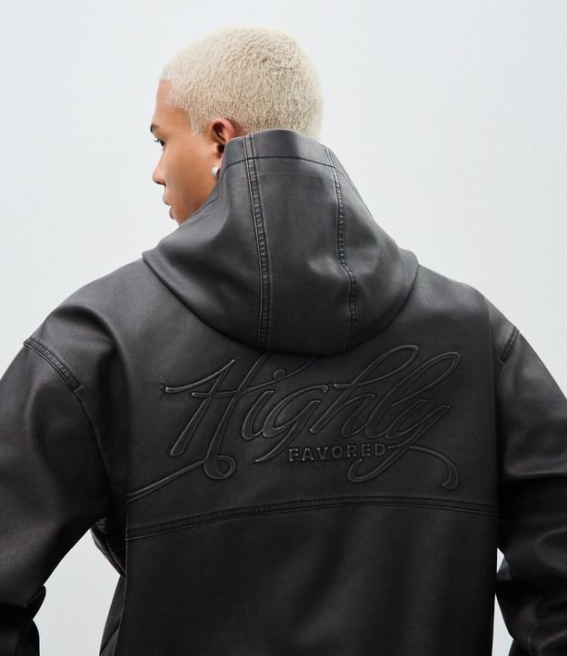 Chaqueta en PU Pesada con Detalle Embossed 3