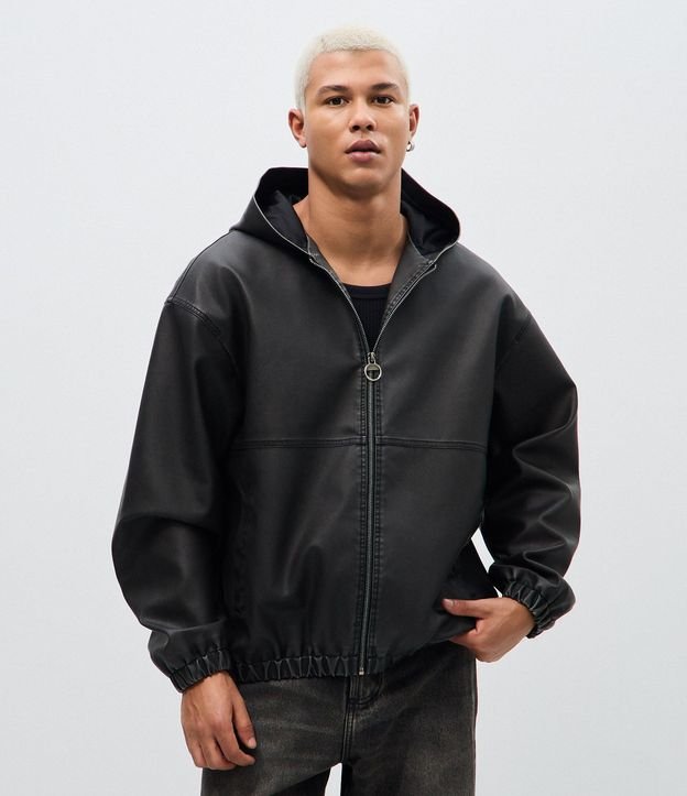 Chaqueta en PU Pesada con Detalle Embossed 6