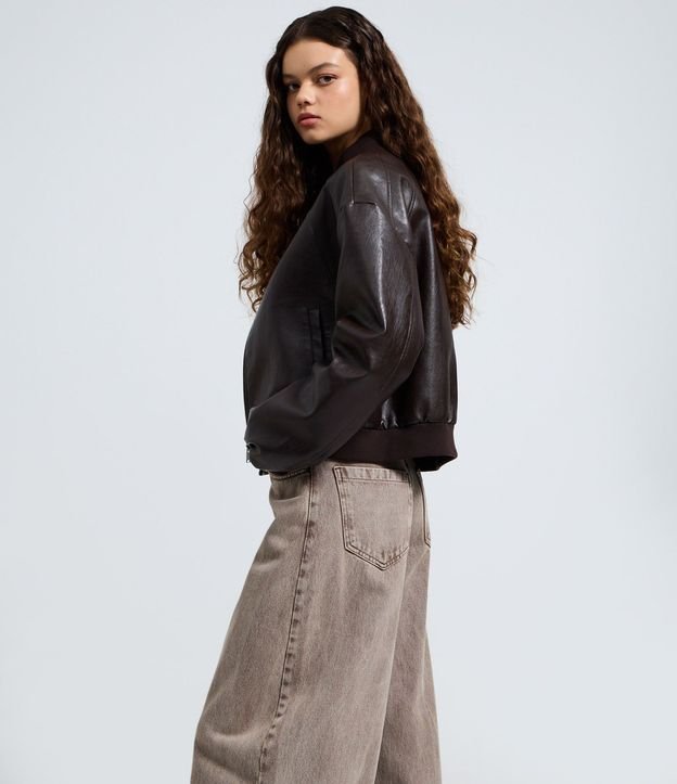 Pantalón Barrel en Jeans Cationizado con Cintura Alta 2