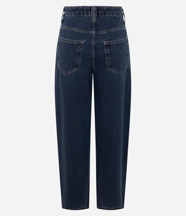 Pantalón Baggy en Jeans con Cintura Mediana y Colgante Desmontable 6