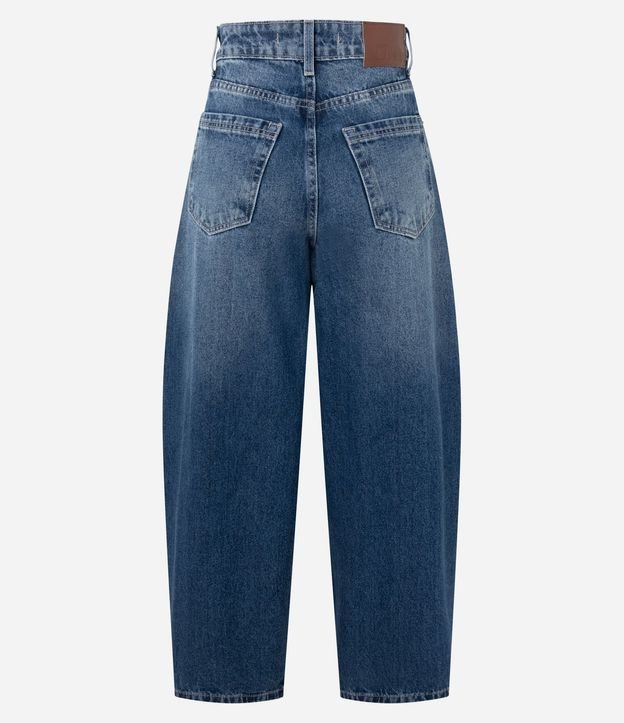 Pantalón Barrel en Jeans con Cintura Alta 9