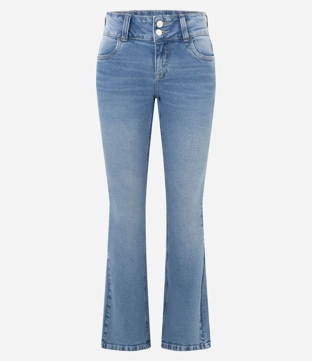Pantalón Boot Cut en Jeans con Cintura Baja 5