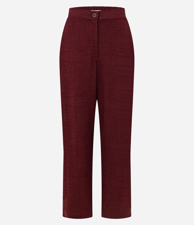 Pantalón en Orly con Fondo Melange y Cintura Elástica 5