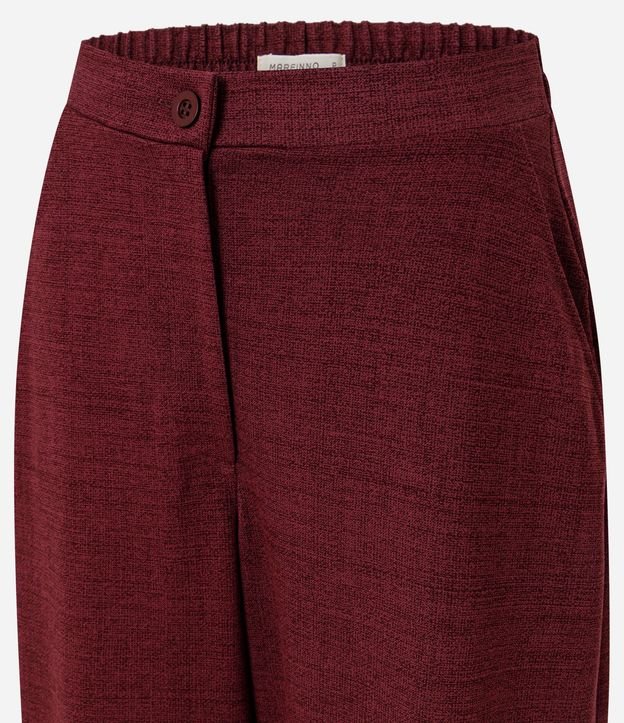 Pantalón en Orly con Fondo Melange y Cintura Elástica 6