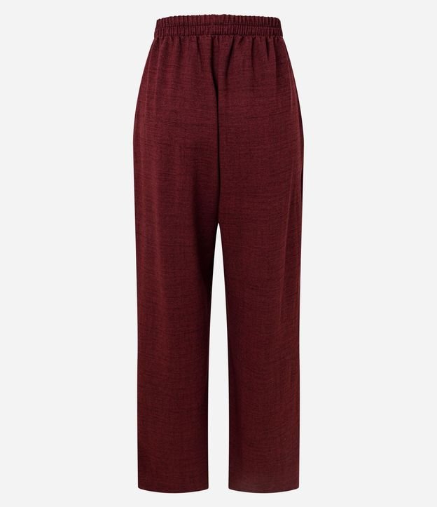 Pantalón en Orly con Fondo Melange y Cintura Elástica 7