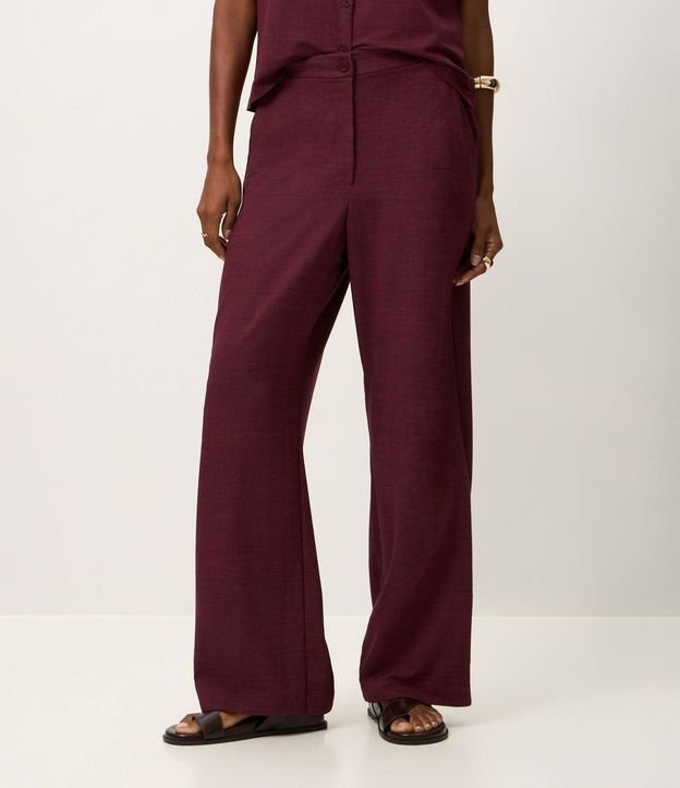 Pantalón en Orly con Fondo Melange y Cintura Elástica 3