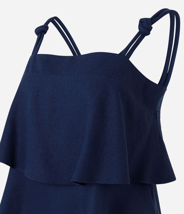 Blusa en Capas con Detalle de Nudo en el Bretel 6