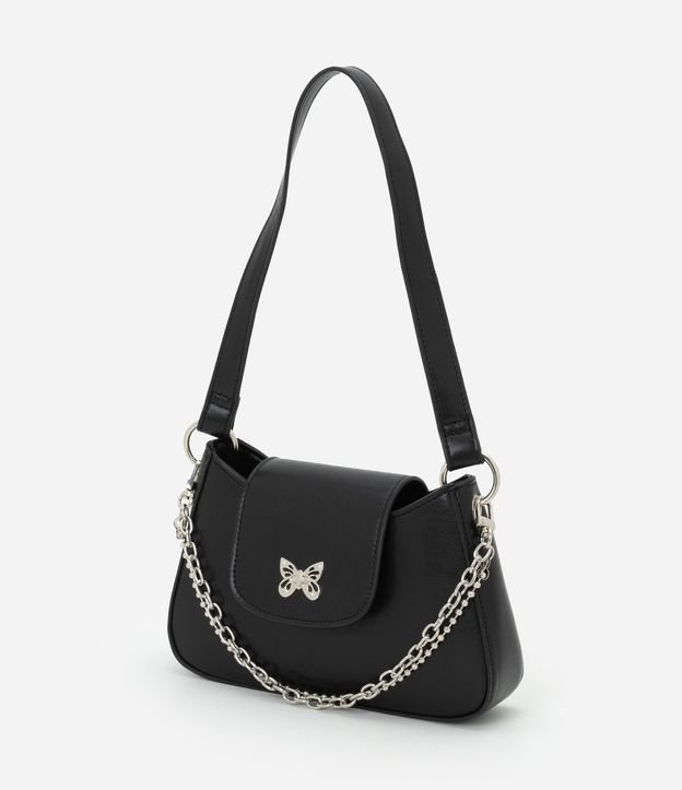 Cartera Infantil Compacta con Detalle de Mariposa y Cadenas – Talle U 5