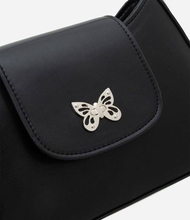 Cartera Infantil Compacta con Detalle de Mariposa y Cadenas – Talle U 6