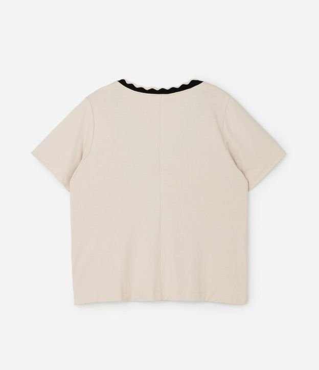 Blusa en Viscolycra con Cuello de Ondinha Curve & Plus Size 5