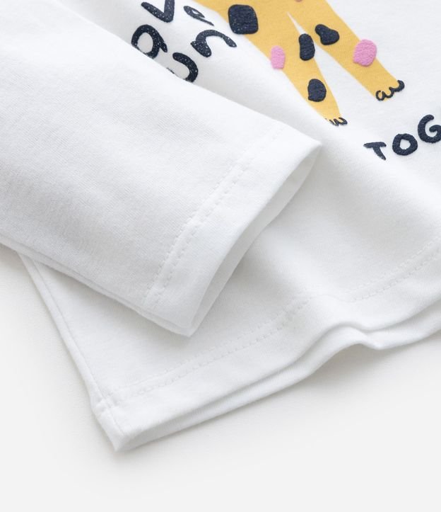 Blusa Infantil Relaxed con Estampa de Gatito – Talle 1 a 5/6 años 5