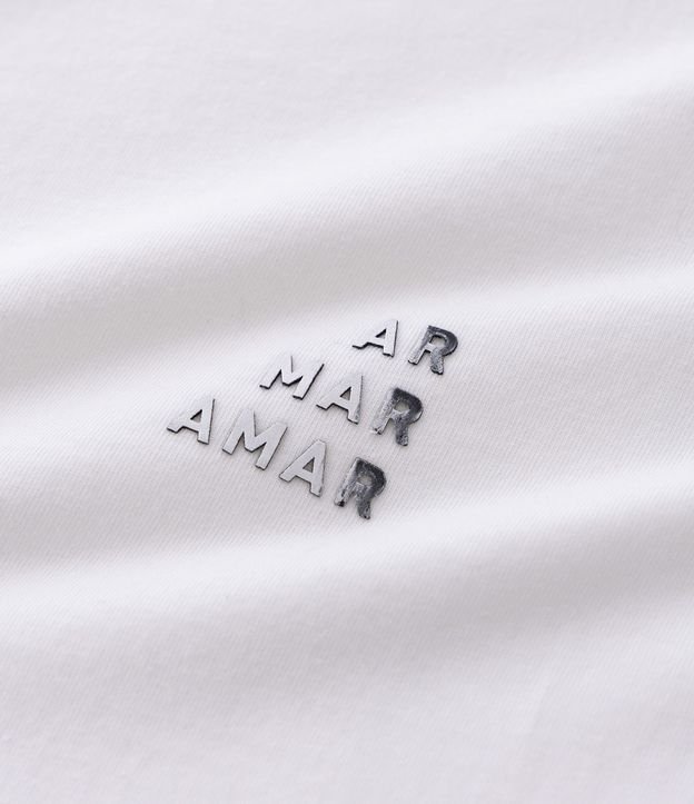 Remera Comfort en Algodón con Lettering Aire, Mar y Amar 8