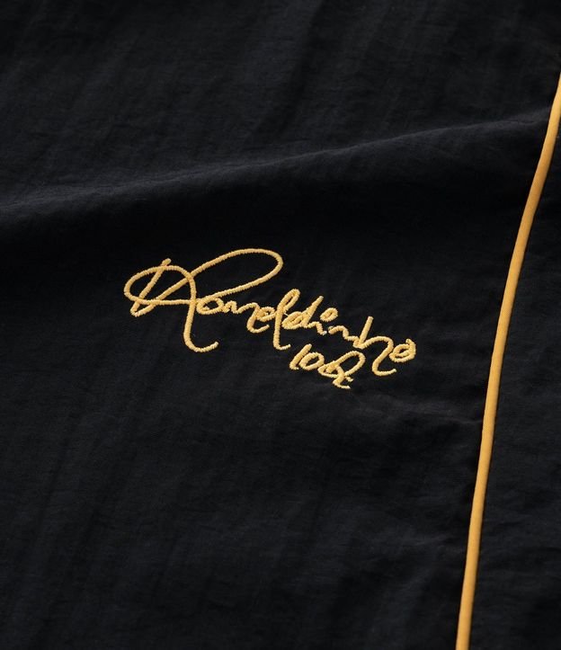 Pantalón Masculino Microfibra Ronaldinho con Piping Contrastante 9
