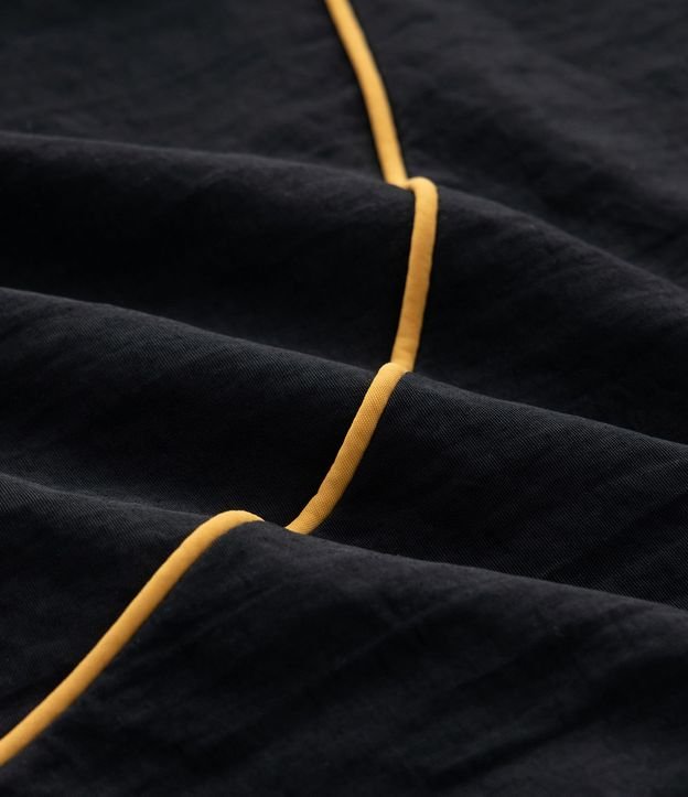 Pantalón Masculino Microfibra Ronaldinho con Piping Contrastante 12