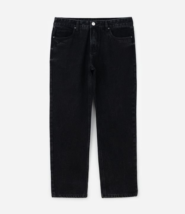 Pantalón de Jean Recto con Bolsillo y Cierre en Cremallera 2