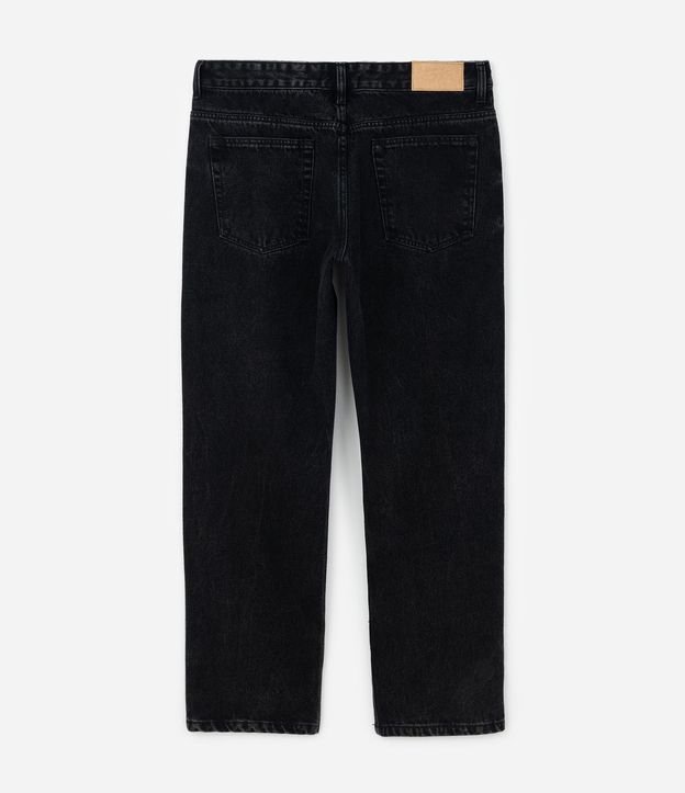 Pantalón de Jean Recto con Bolsillo y Cierre en Cremallera 3