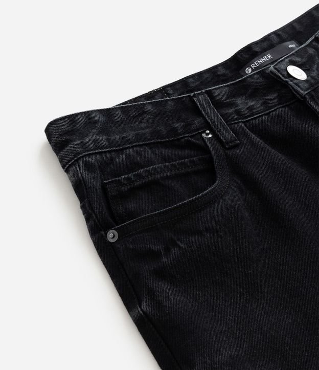 Pantalón de Jean Recto con Bolsillo y Cierre en Cremallera 4