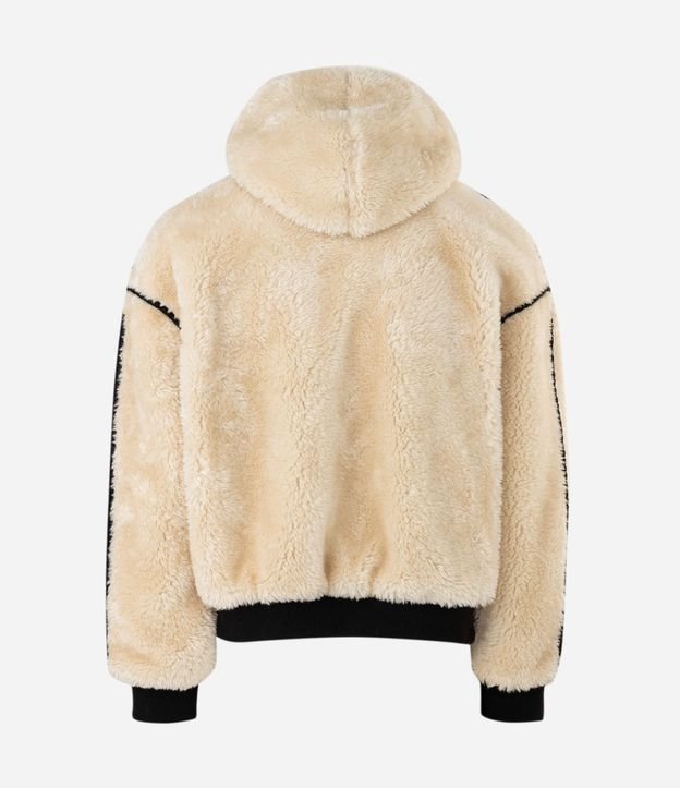 Campera Masculina Fleece con Detalles Contrastantes 6