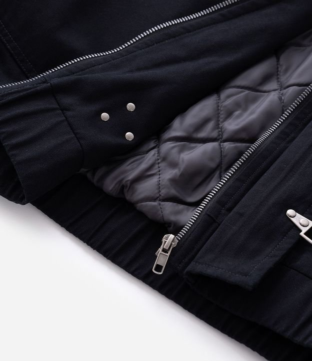 Campera Pesada en Sarga Lisa con Trava de Metal 13