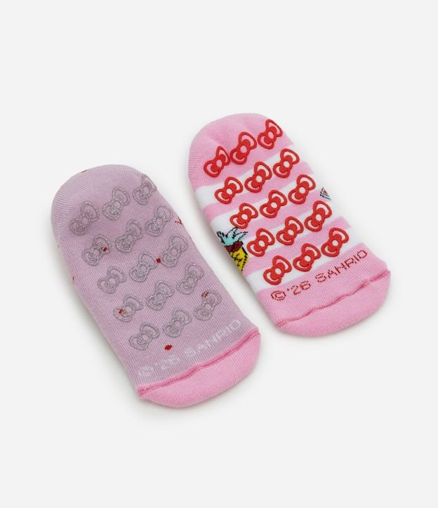 Kit 02 Medias Ballet Infantiles con Estampado Hello Kitty – Talle 19/22 a 31/34 3