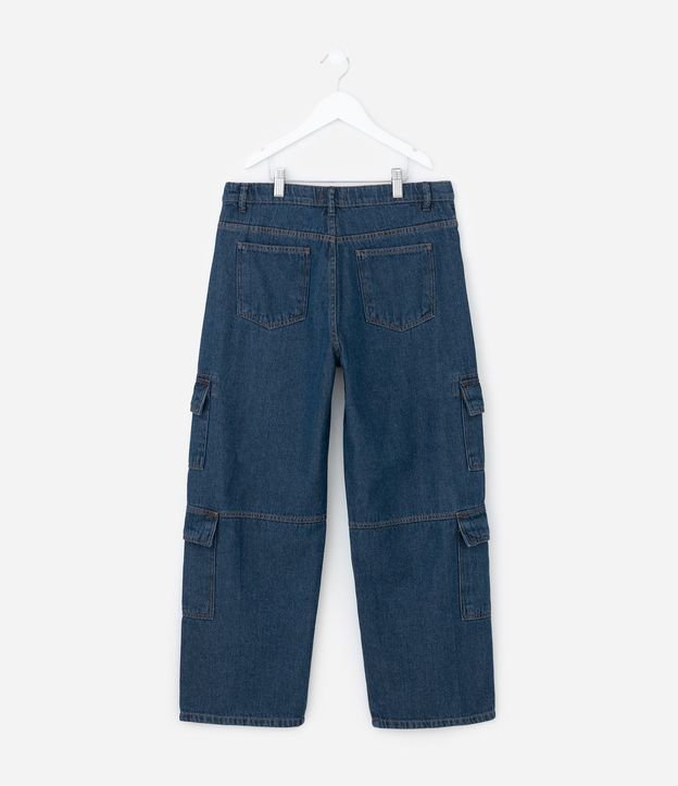 Pantalón Infantil Skater en Jeans con Multibolsillos – Talle 7 a 14 años 3