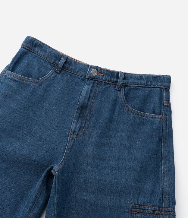 Pantalón Infantil Skater en Jeans con Multibolsillos – Talle 7 a 14 años 6