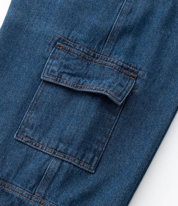 Pantalón Infantil Skater en Jeans con Multibolsillos – Talle 7 a 14 años 8