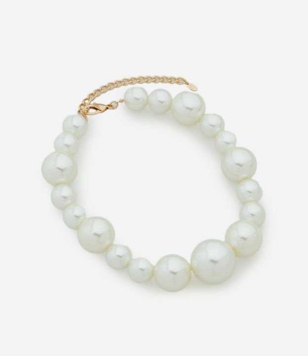 Collar Corto con Perlas Maxi y Cierre Ajustable 2