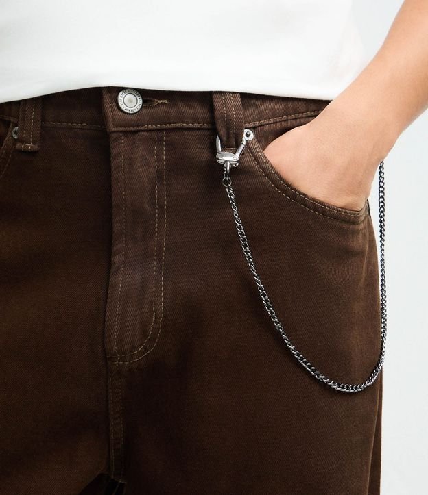 Pantalón Super Baggy en Sarga con Cadena 3