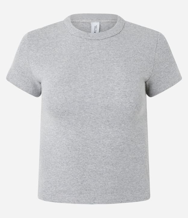 Blusa Alargada Ajustada en Rib 5