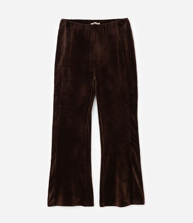 Pantalón Deportiva en Plush con Recortes Curve & Plus Size 6