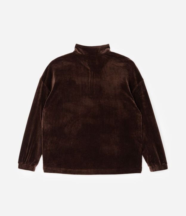 Campera Deportiva en Plush con Cuello Alto Curve & Plus Size 5