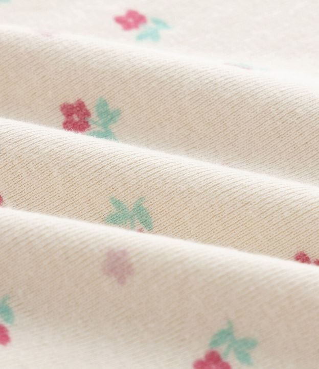 Pijama Infantil con Blusa Floral y Pantalón de Cuadros – Talle 1 a 6 años 5