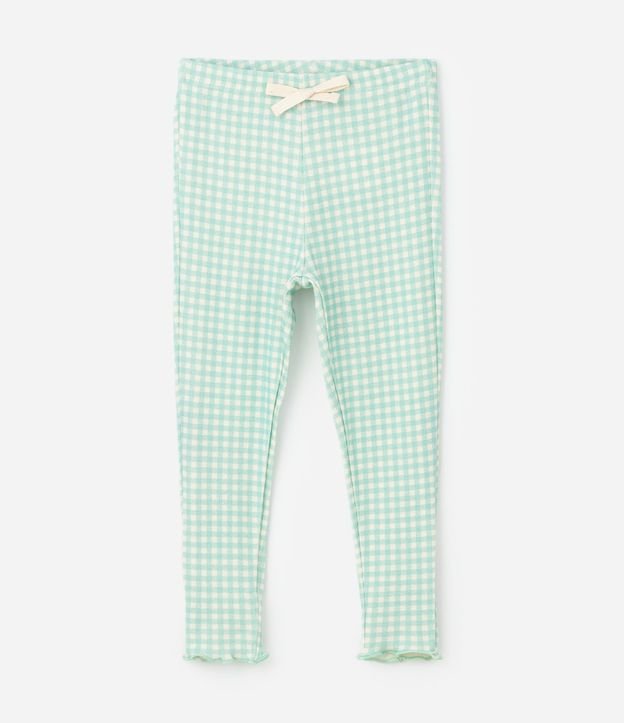 Pijama Infantil con Blusa Floral y Pantalón de Cuadros – Talle 1 a 6 años 6