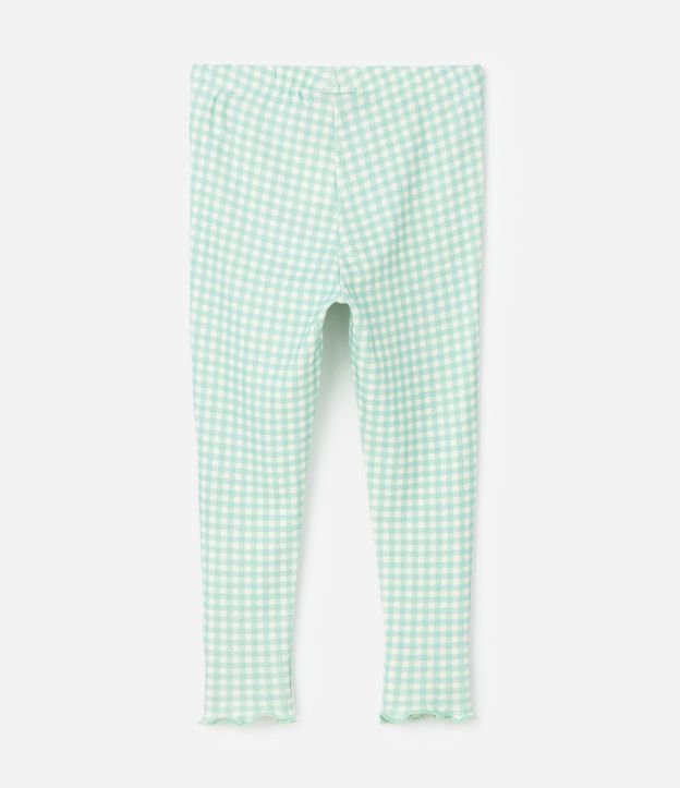 Pijama Infantil con Blusa Floral y Pantalón de Cuadros – Talle 1 a 6 años 7