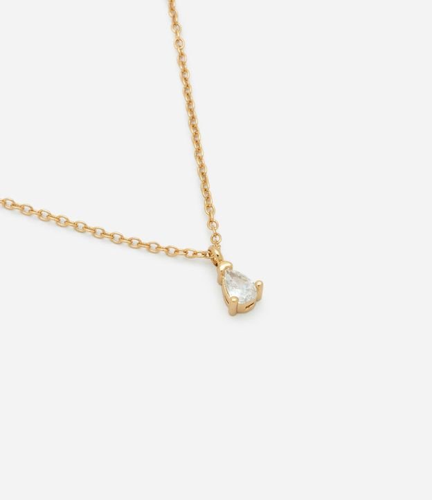 Collar Corto con Colgante de Zirconia