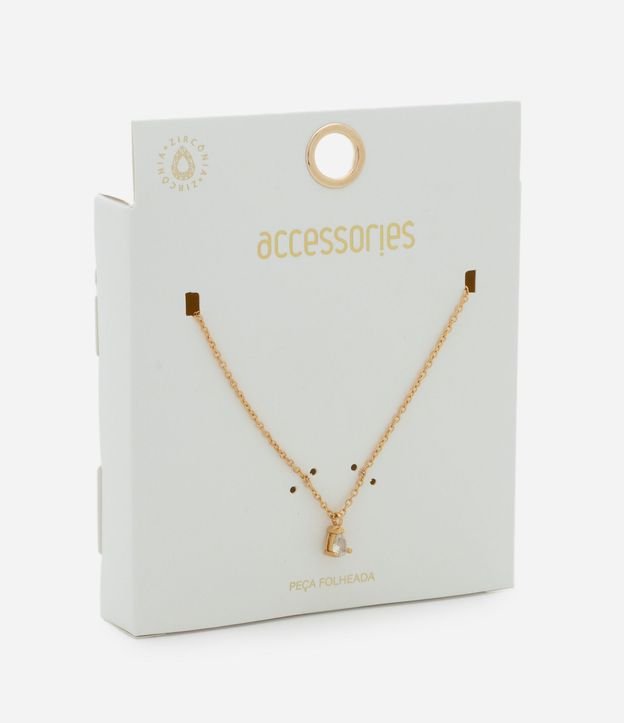 Collar Corto con Colgante de Zirconia 3