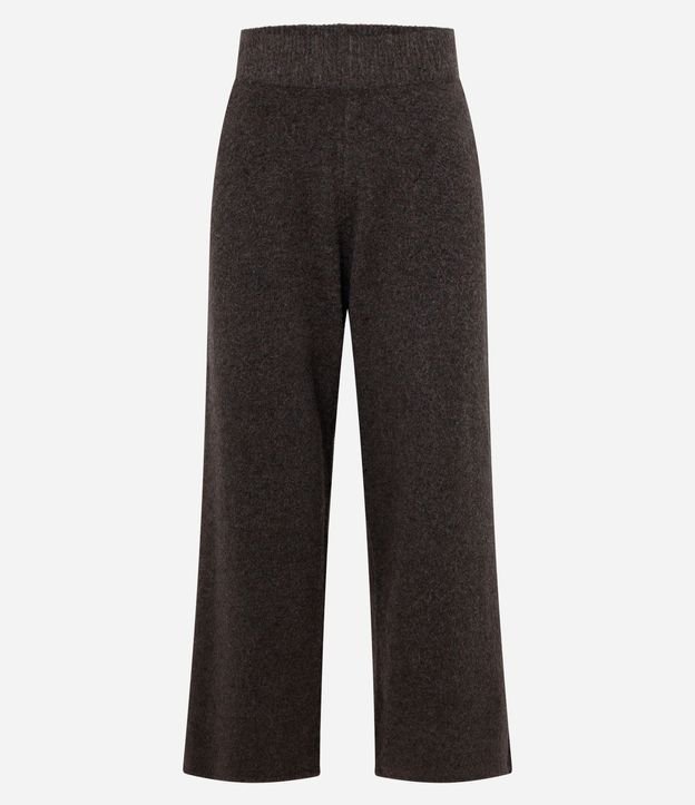 Pantalón Recto en Punto con Cintura Elástica 5