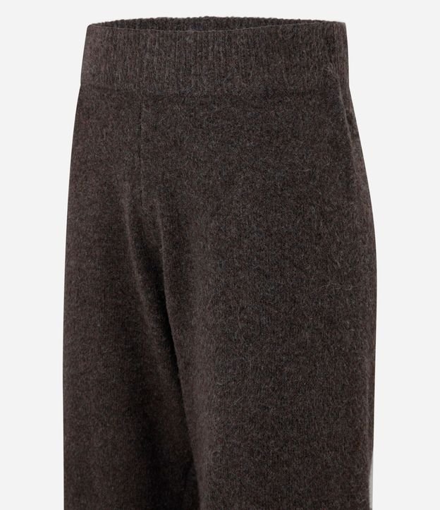 Pantalón Recto en Punto con Cintura Elástica 6