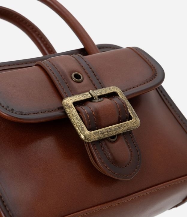 Cartera Pequeña Estructurada en PU con Metales Envejecidos 5