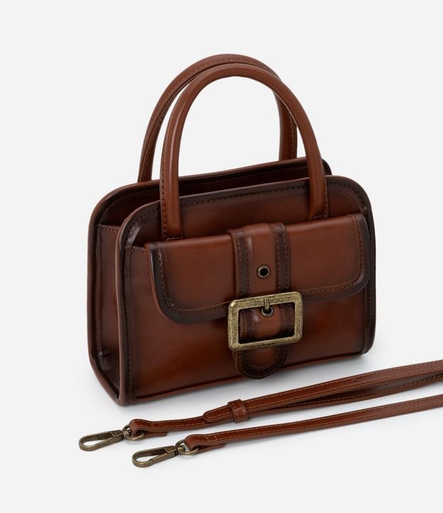 Cartera Pequeña Estructurada en PU con Metales Envejecidos 7
