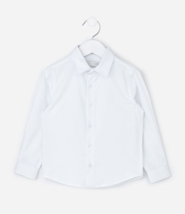 Camisa Infantil Manga Larga en Fibra de Bambú – Talle 1 a 6 años