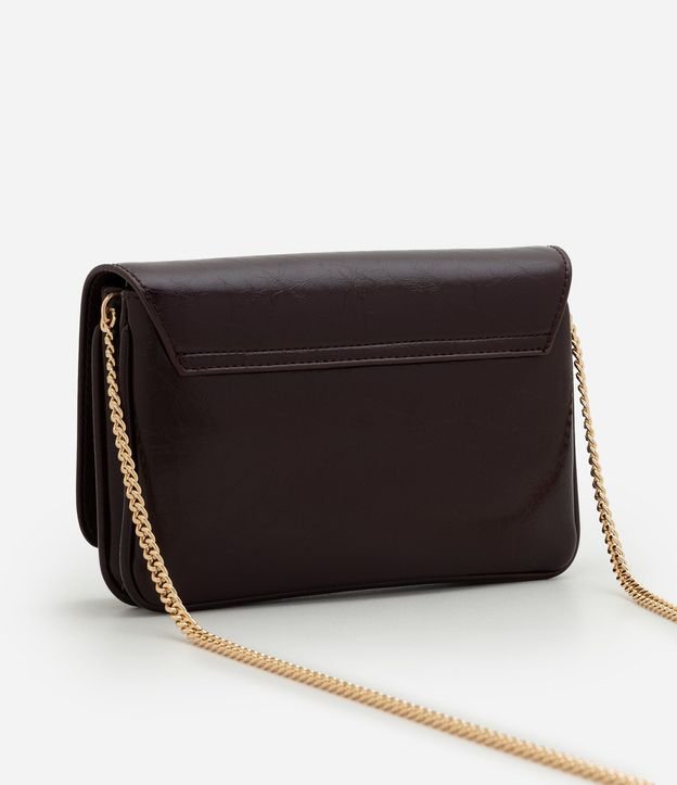 Cartera Transversal Pequeña en PU con Correa de Cadena 4